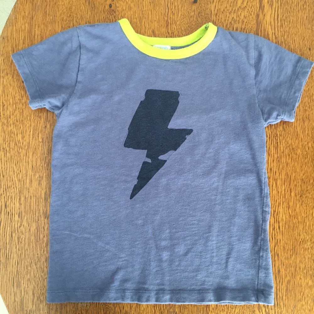 Crew Cuts lightning bolt shirt 4T